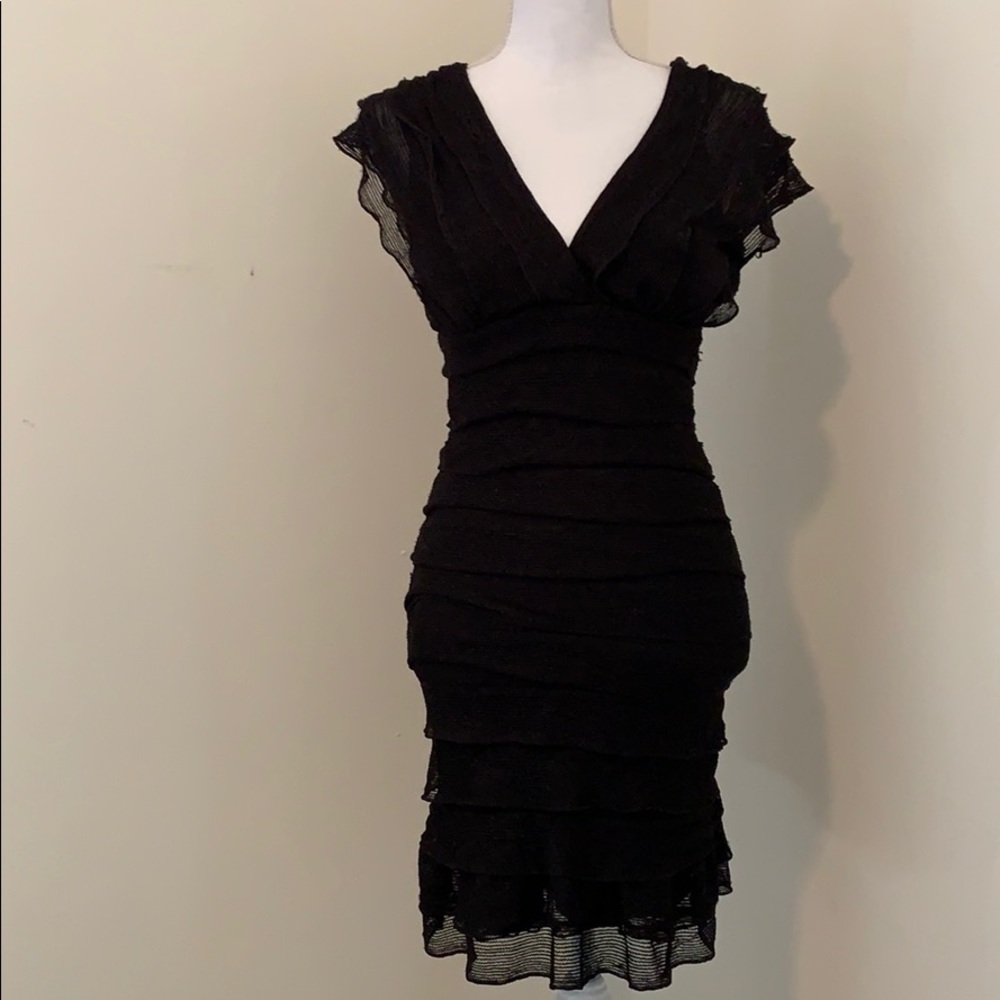 Black Tiered Dress!